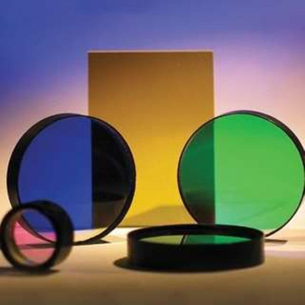 Aanpasbare ronde optische glazen filters Gekleurde glazen filters voor kleurscheiding